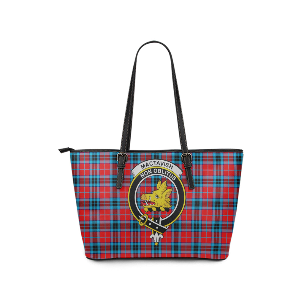 mactavish-modern-tartan-leather-tote-bag-with-family-crest