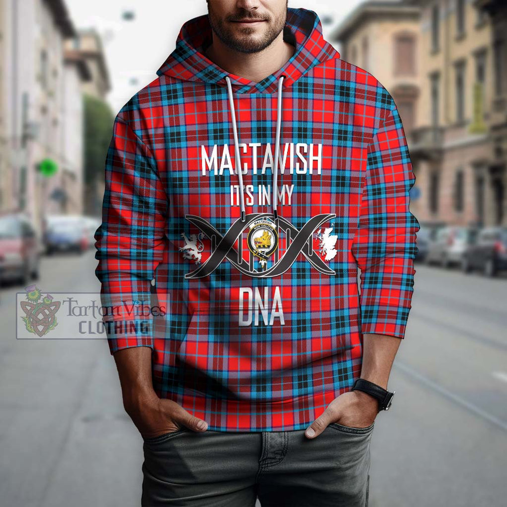 MacTavish (McTavish) Tartan Hoodie with Family Crest DNA In Me Style Pullover Hoodie - Tartanvibesclothing Shop