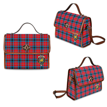 MacTavish (McTavish) Tartan Waterproof Canvas Bag with Family Crest