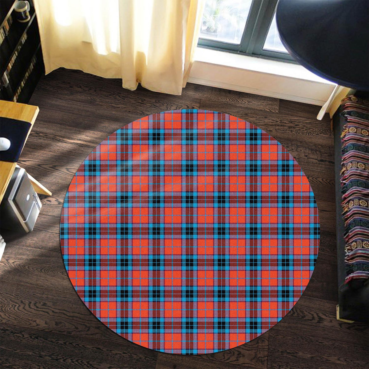 MacTavish (McTavish) Tartan Round Rug Premium Round Rug - Tartan Vibes Clothing