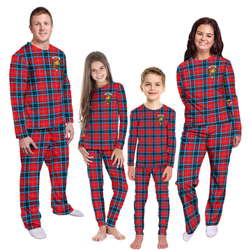 MacTavish (McTavish) Tartan Pajamas Family Set with Family Crest