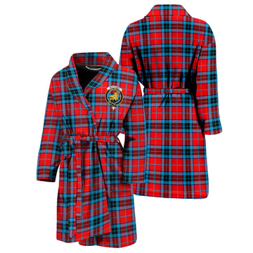 MacTavish (McTavish) Tartan Bathrobe with Family Crest