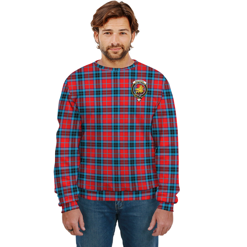 MacTavish (McTavish) Tartan Sweatshirt with Family Crest Unisex - Tartan Vibes Clothing