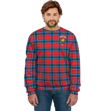 MacTavish (McTavish) Tartan Sweatshirt with Family Crest