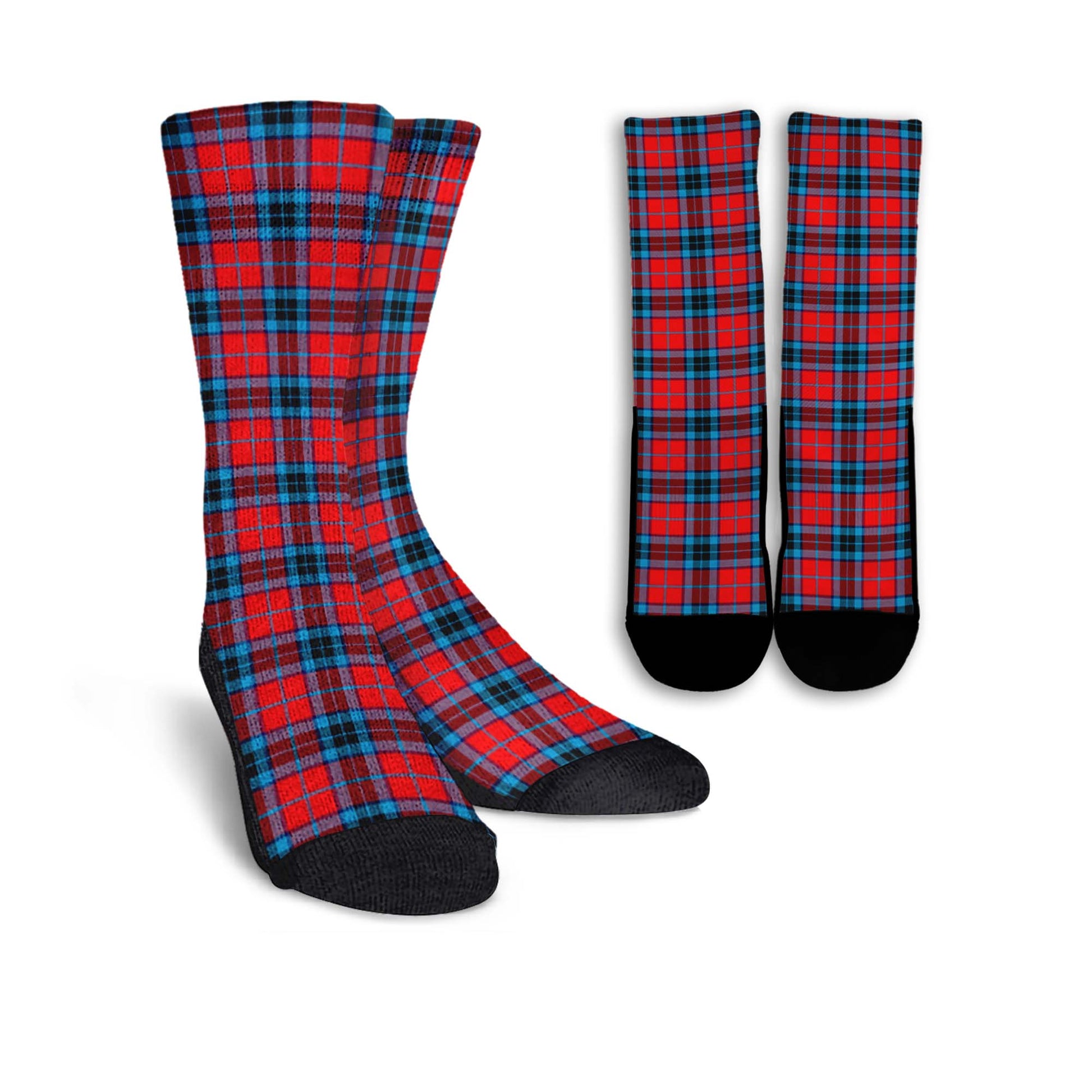 MacTavish Modern Tartan Crew Socks - Tartanvibesclothing