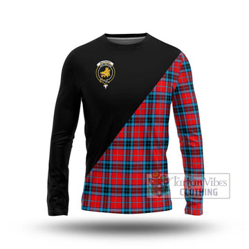 MacTavish (McTavish) Tartan Long Sleeve T-Shirt with Family Crest and Military Logo Style