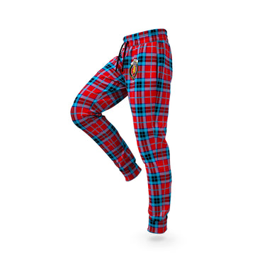 MacTavish (McTavish) Tartan Joggers Pants with Family Crest