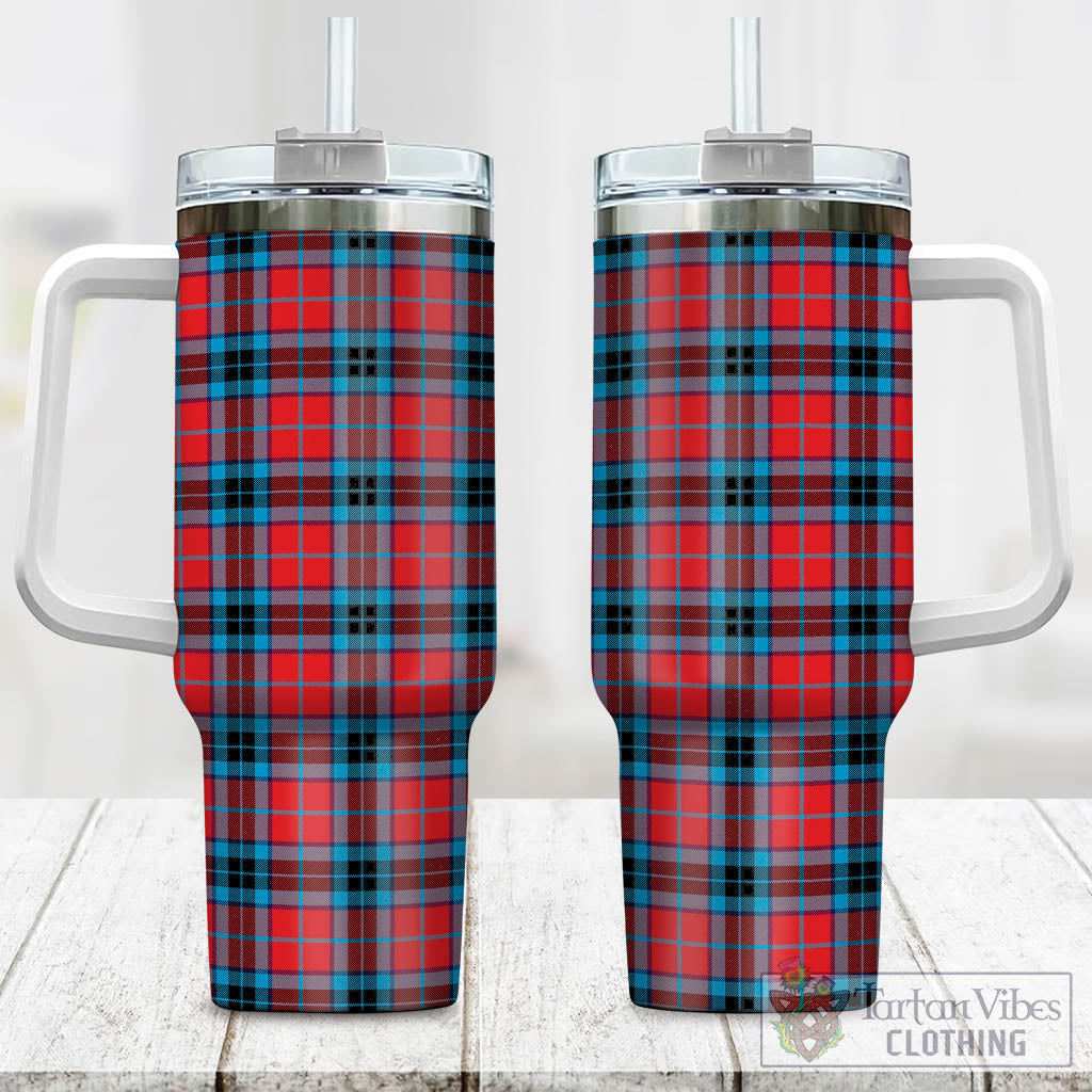 MacTavish (McTavish) Tartan Tumbler with Handle One Size 40 OZ - Tartan Vibes Clothing