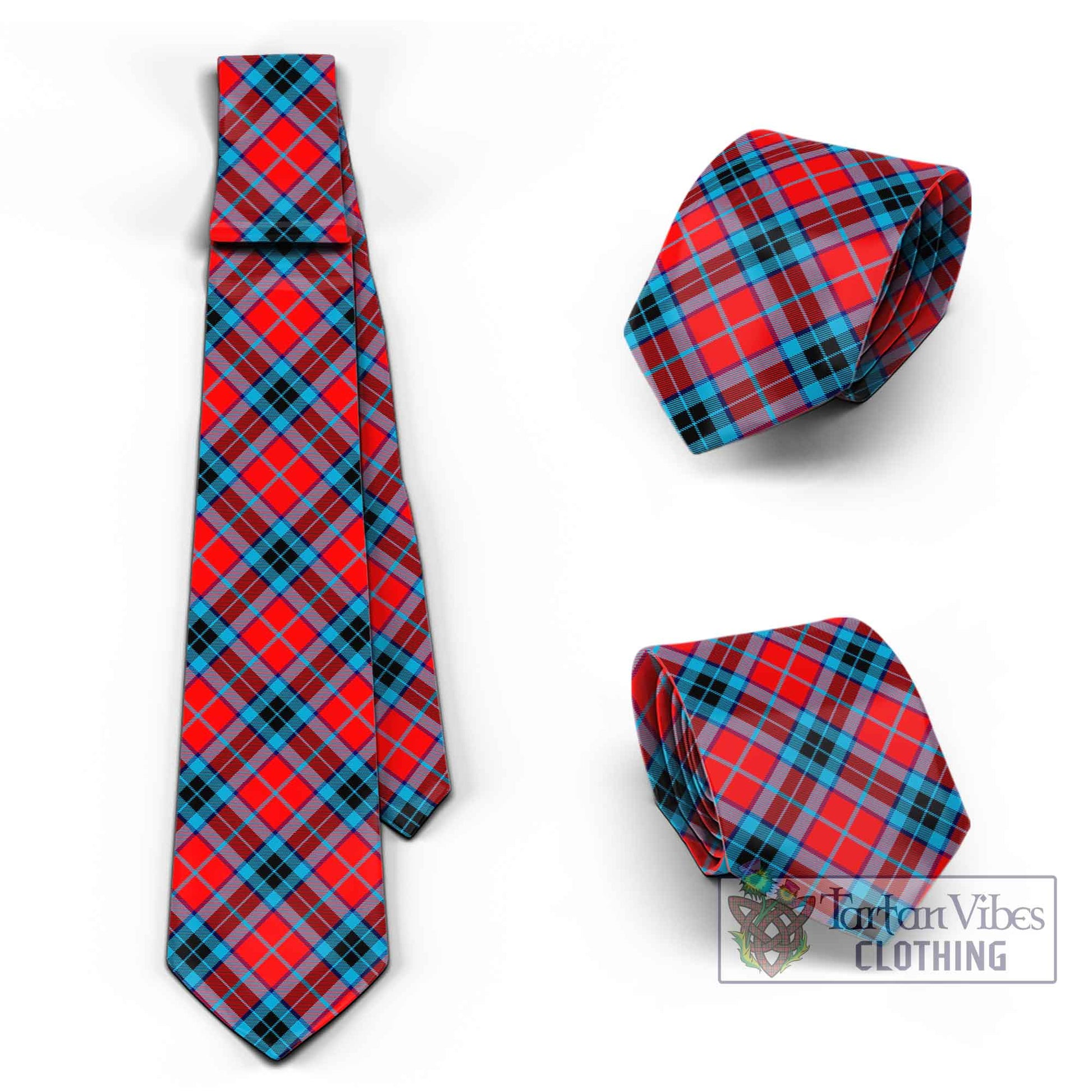 Tartan Vibes Clothing MacTavish Modern Tartan Classic Necktie Cross Style