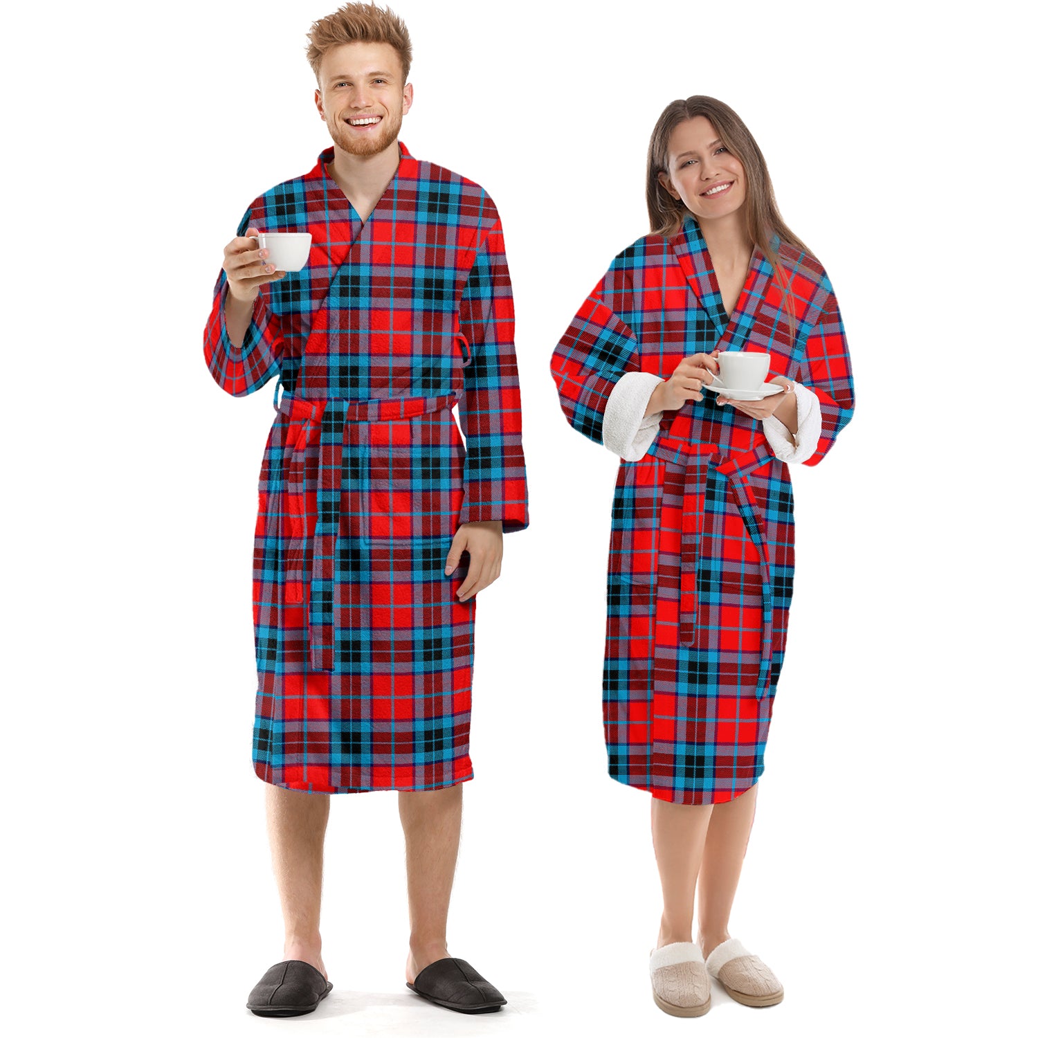 MacTavish (McTavish) Tartan Bathrobe Unisex S - Tartan Vibes Clothing