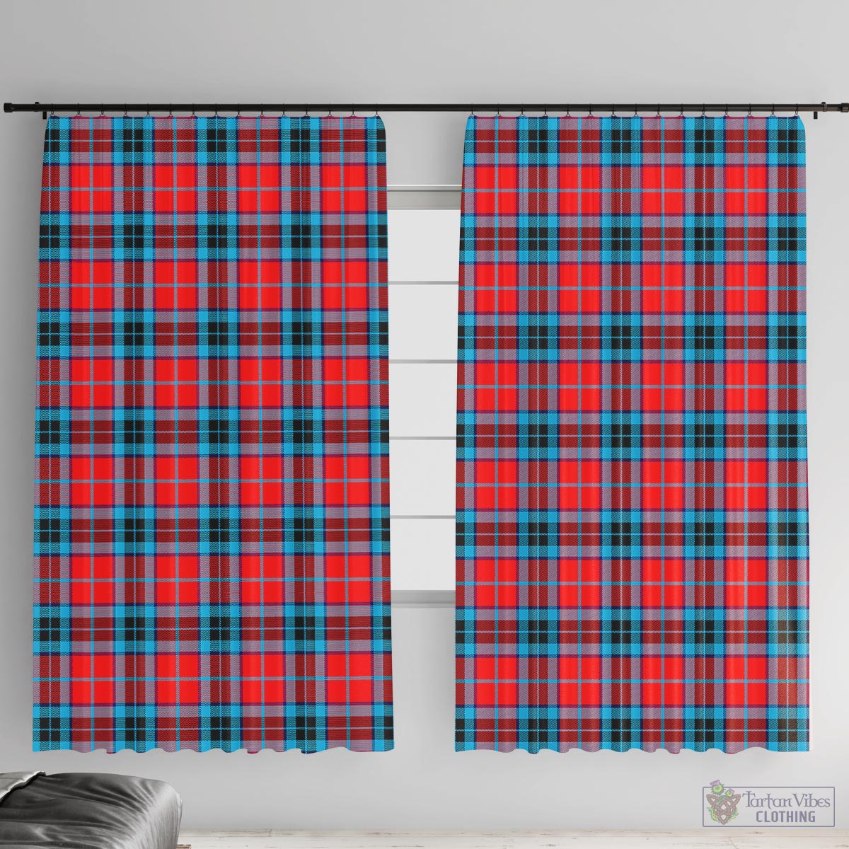 MacTavish Modern Tartan Window Curtain