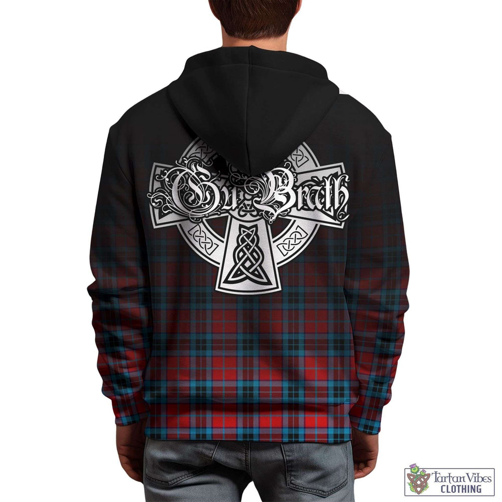 Tartan Vibes Clothing MacTavish Modern Tartan Hoodie Featuring Alba Gu Brath Family Crest Celtic Inspired