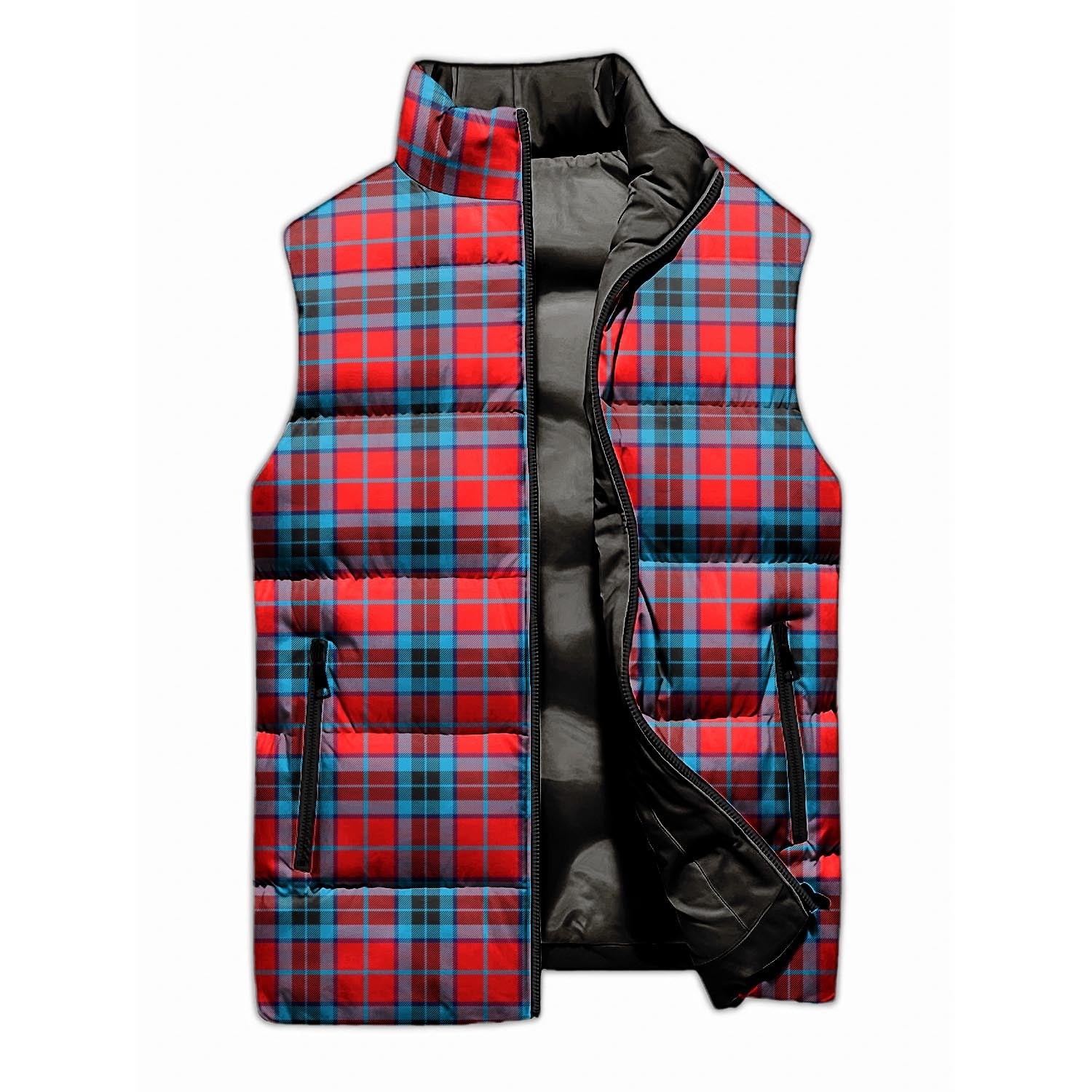 MacTavish Modern Tartan Sleeveless Puffer Jacket - Tartanvibesclothing