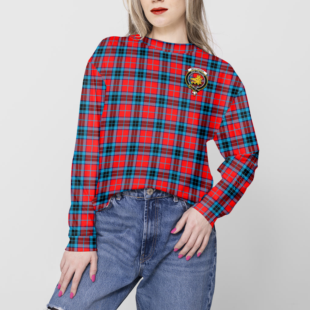 MacTavish (McTavish) Tartan Sweatshirt with Family Crest - Tartan Vibes Clothing