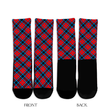 MacTavish (McTavish) Tartan Crew Socks Cross Tartan Style