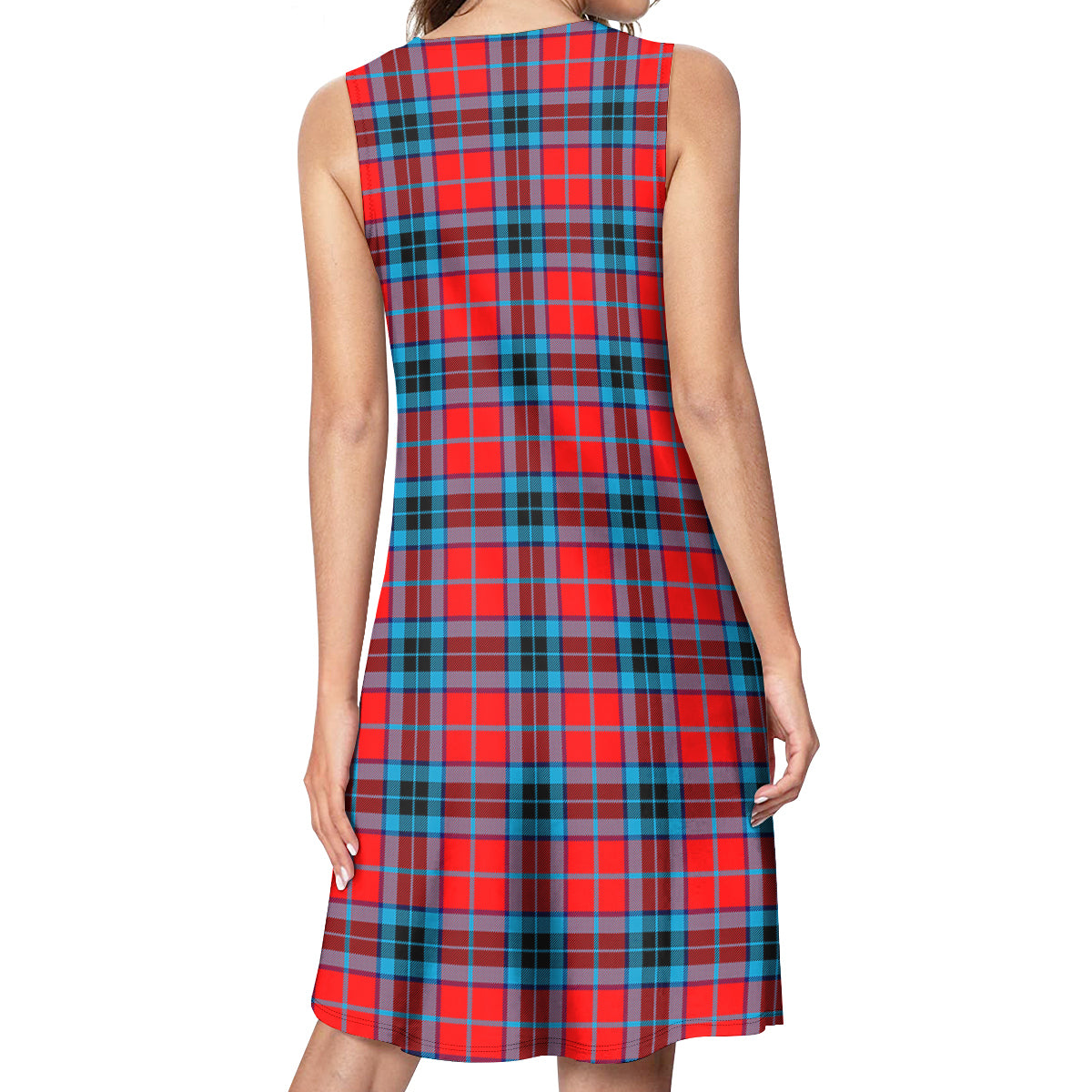 MacTavish Modern Tartan Womens Casual Dresses - Tartanvibesclothing