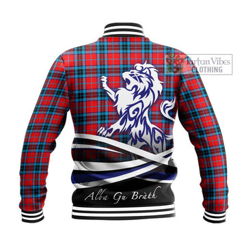 MacTavish (McTavish) Tartan Baseball Jacket with Alba Gu Brath Regal Lion Emblem