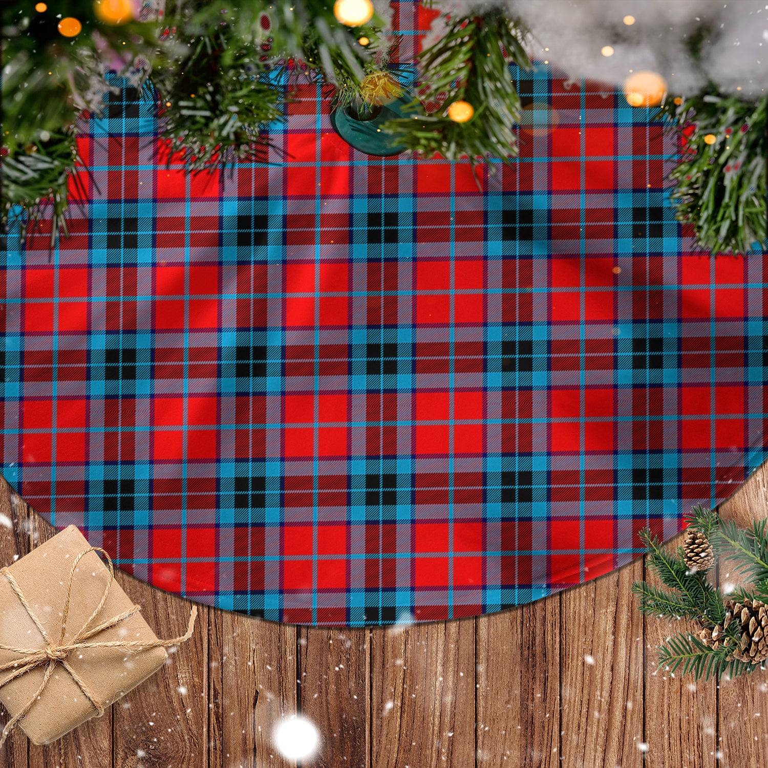 MacTavish Modern Tartan Christmas Tree Skirt - Tartanvibesclothing