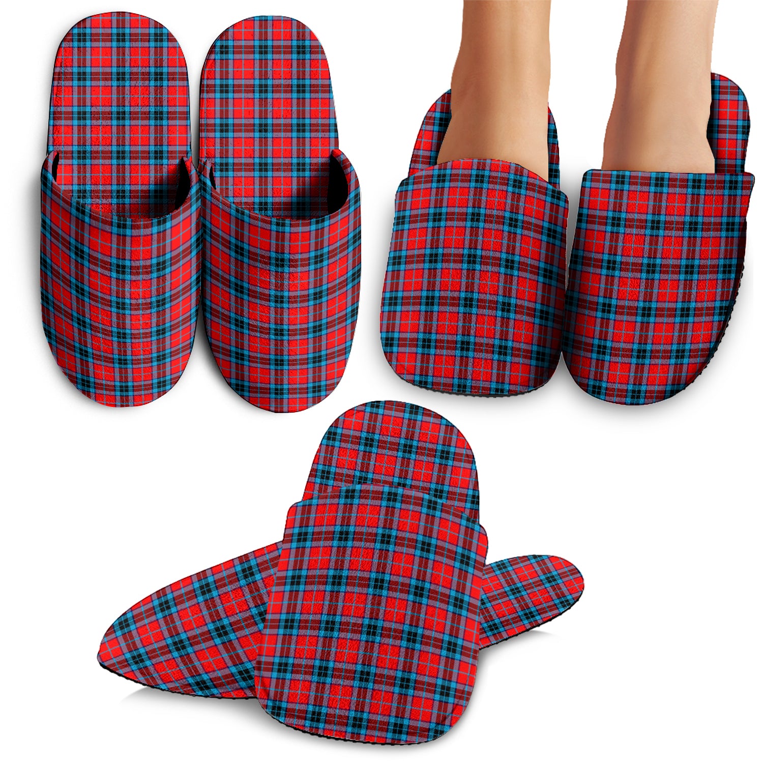 MacTavish Modern Tartan Home Slippers - Tartanvibesclothing