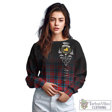 MacTavish (McTavish) Tartan Sweatshirt Featuring Alba Gu Brath Family Crest Celtic Inspired