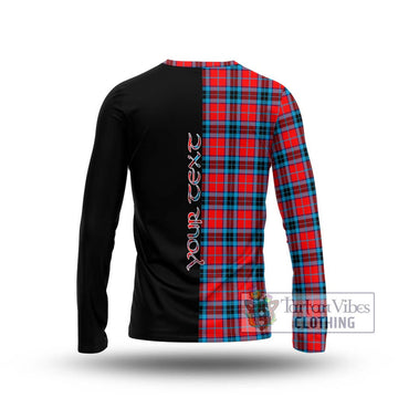 MacTavish (McTavish) Tartan Long Sleeve T-Shirt with Family Crest and Half Of Me Style