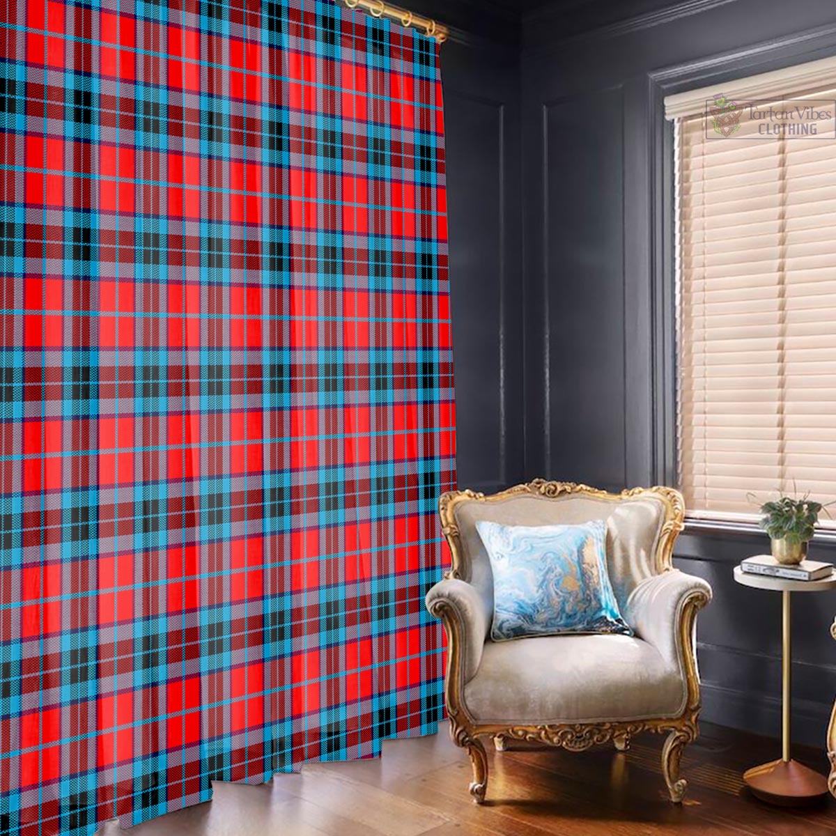 MacTavish Modern Tartan Window Curtain