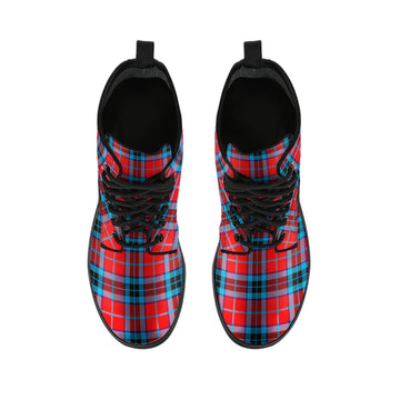 MacTavish (McTavish) Tartan Leather Boots - Tartan Vibes Clothing