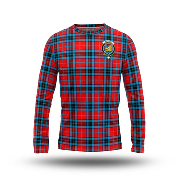 MacTavish (McTavish) Tartan Long Sleeve T-Shirt with Family Crest