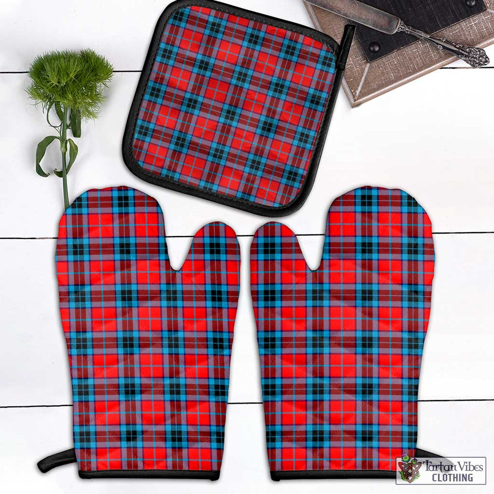 MacTavish (McTavish) Tartan Combo Oven Mitt & Pot-Holder Combo 1 Oven Mitt & 1 Pot-Holder Black - Tartan Vibes Clothing