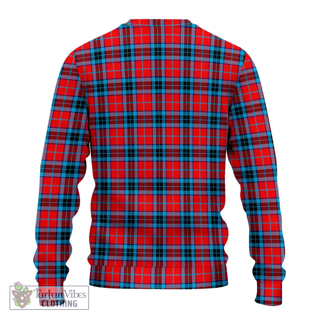 MacTavish (McTavish) Tartan Knitted Sweater with Family Crest DNA In Me Style - Tartanvibesclothing Shop