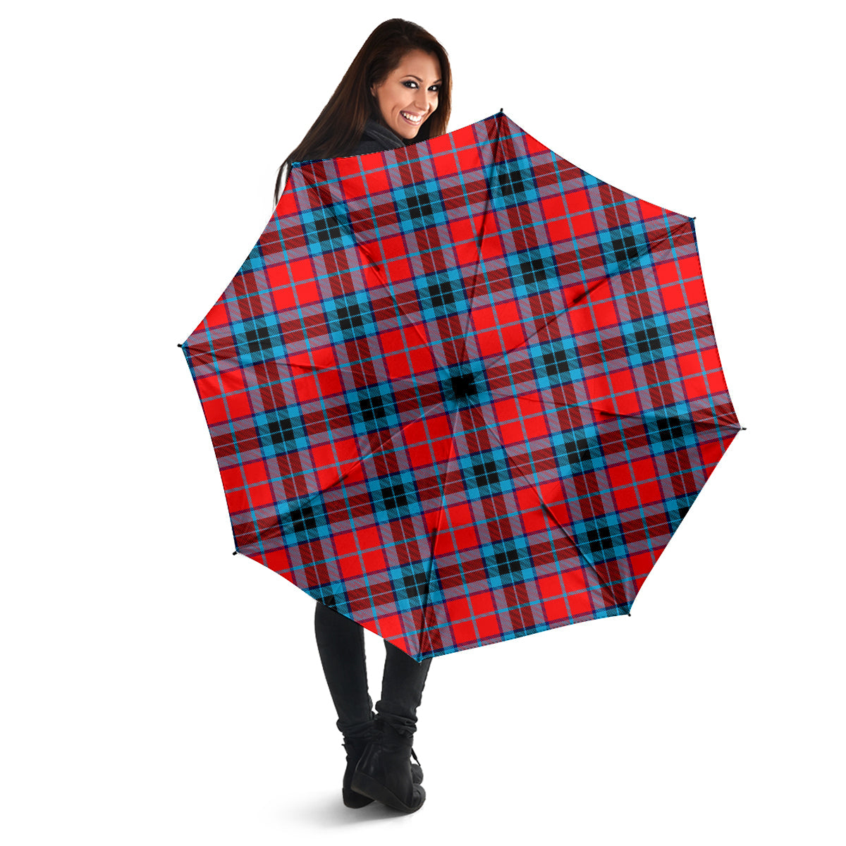 MacTavish Modern Tartan Umbrella - Tartanvibesclothing