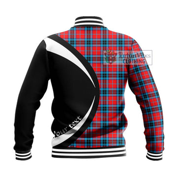 MacTavish (McTavish) Tartan Baseball Jacket with Family Crest Circle Style