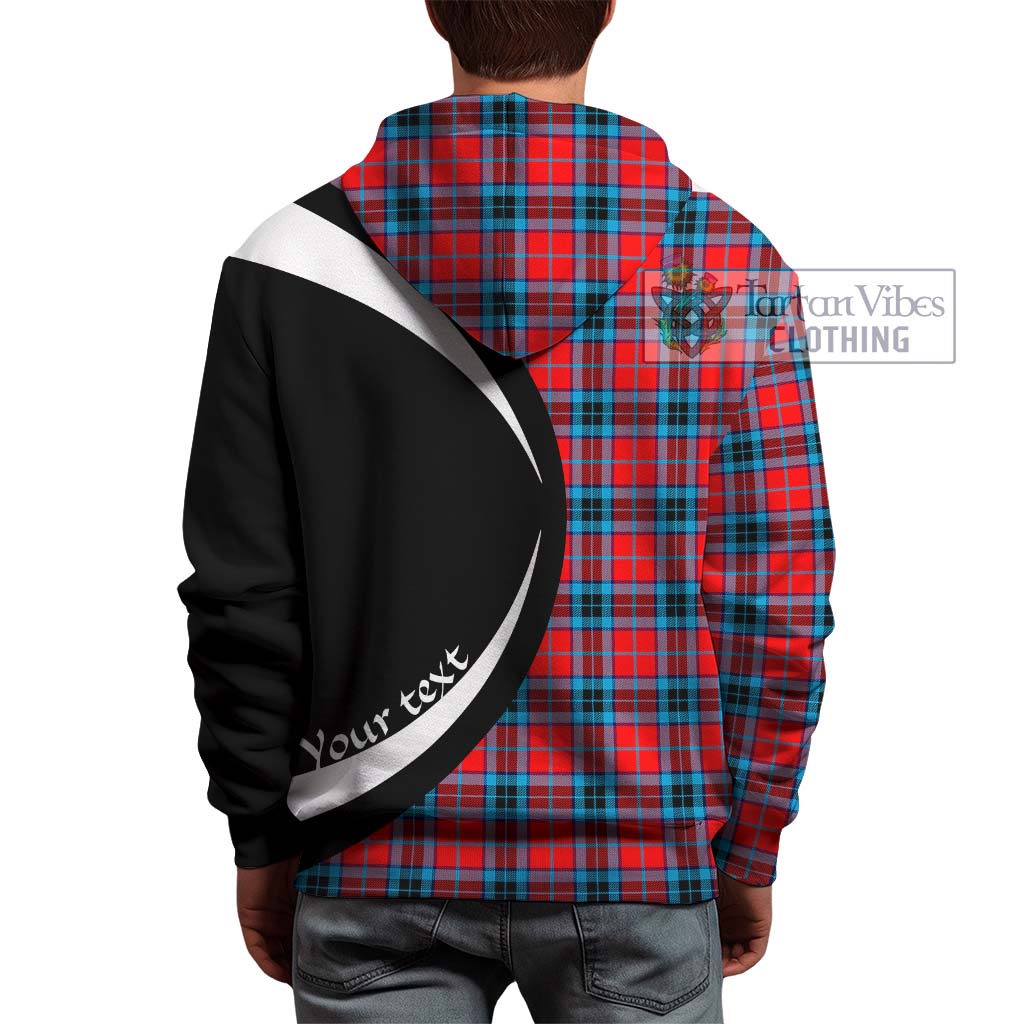 MacTavish (McTavish) Tartan Hoodie with Family Crest Circle Style - Tartan Vibes Clothing