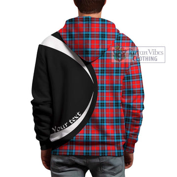 MacTavish (McTavish) Tartan Hoodie with Family Crest Circle Style