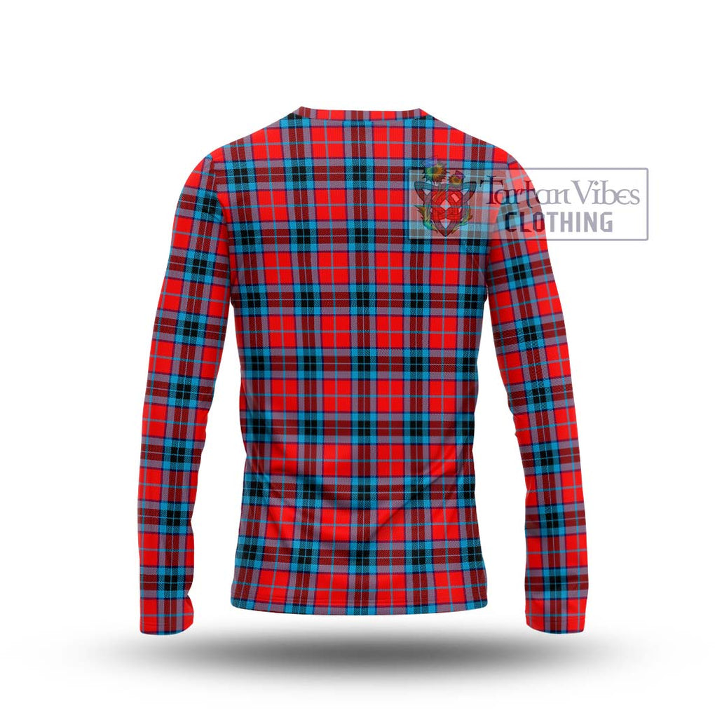 MacTavish (McTavish) Tartan Long Sleeve T-Shirt with Family Crest DNA In Me Style - Tartanvibesclothing Shop