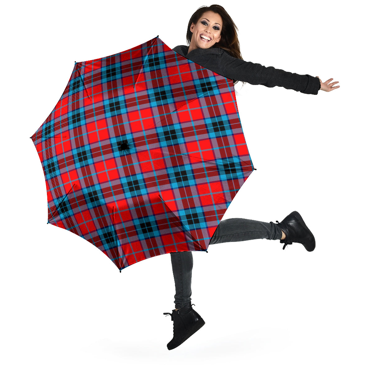 MacTavish Modern Tartan Umbrella - Tartanvibesclothing