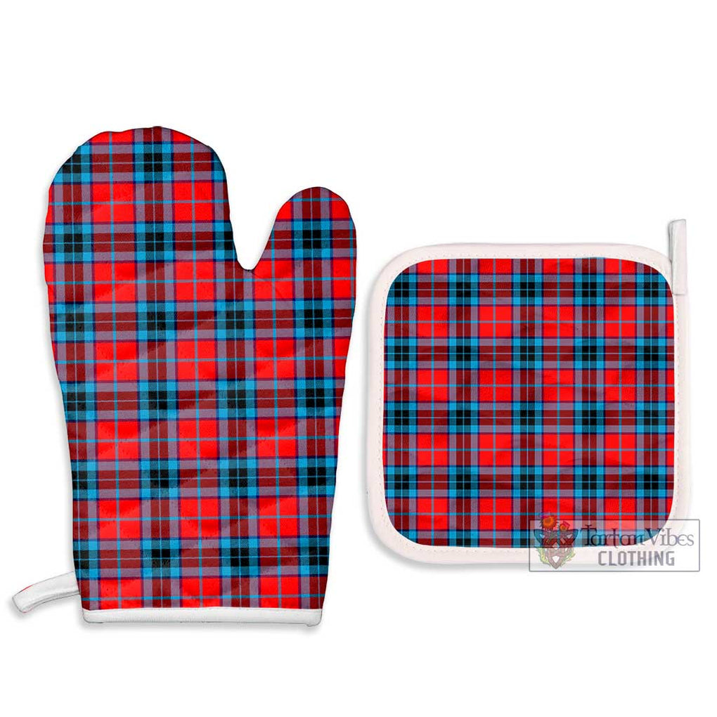 MacTavish (McTavish) Tartan Combo Oven Mitt & Pot-Holder Combo 1 Oven Mitt & 2 Pot-Holder White - Tartan Vibes Clothing