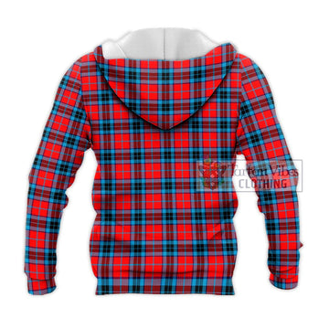 MacTavish (McTavish) Tartan Knitted Hoodie with Family Crest DNA In Me Style