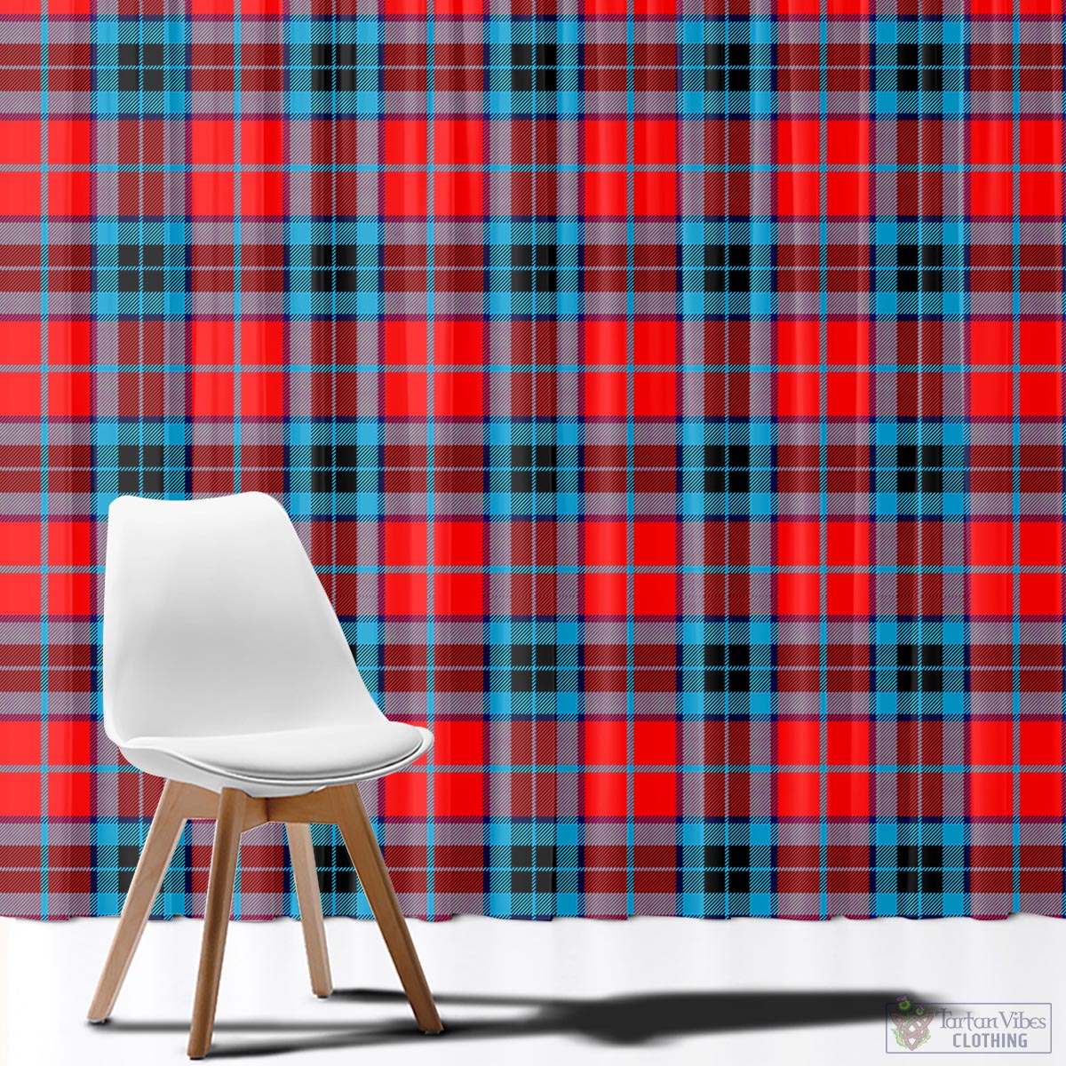 MacTavish Modern Tartan Window Curtain