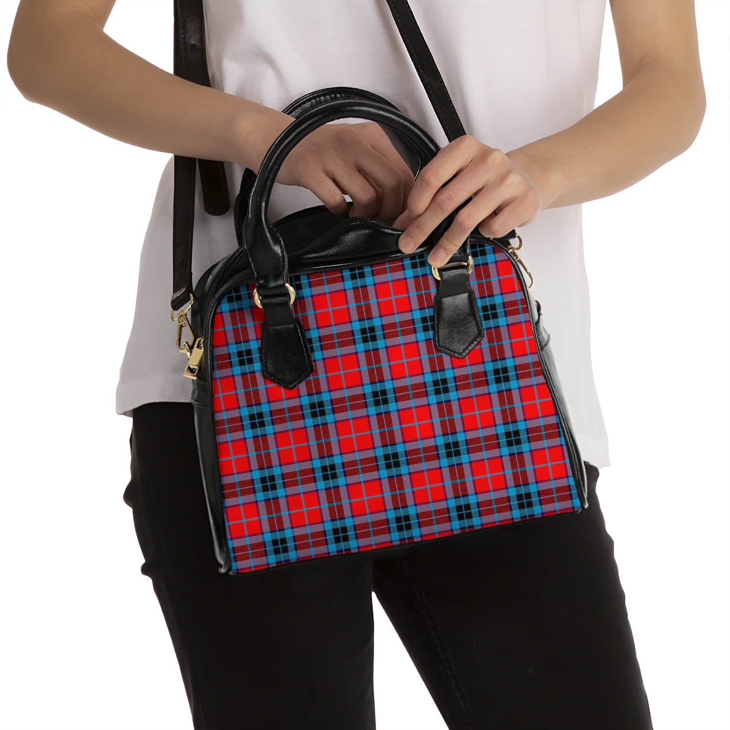 MacTavish Modern Tartan Shoulder Handbags - Tartanvibesclothing