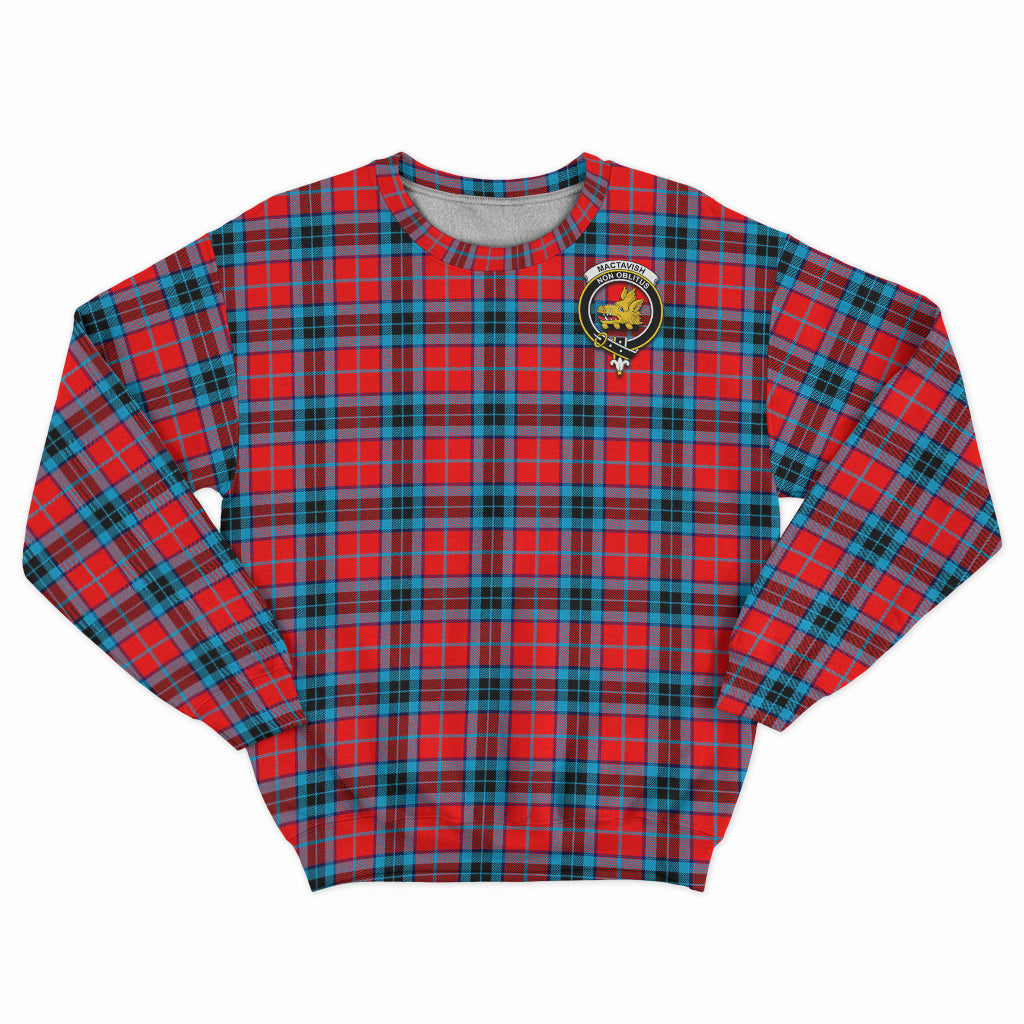 MacTavish (McTavish) Tartan Sweatshirt with Family Crest - Tartan Vibes Clothing