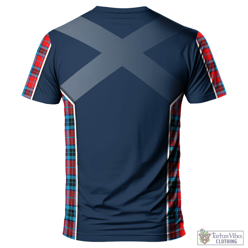 Tartan Vibes Clothing MacTavish Modern Tartan T-Shirt with Family Crest and Lion Rampant Vibes Sport Style