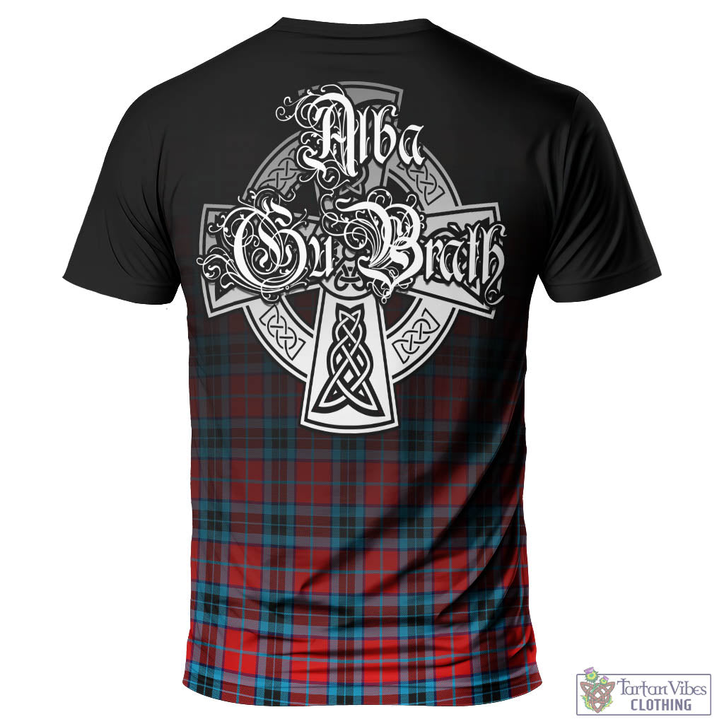 Tartan Vibes Clothing MacTavish Modern Tartan T-Shirt Featuring Alba Gu Brath Family Crest Celtic Inspired