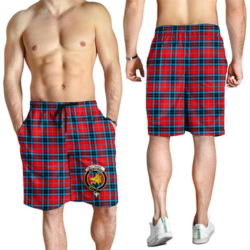 MacTavish (McTavish) Tartan Mens Shorts with Family Crest