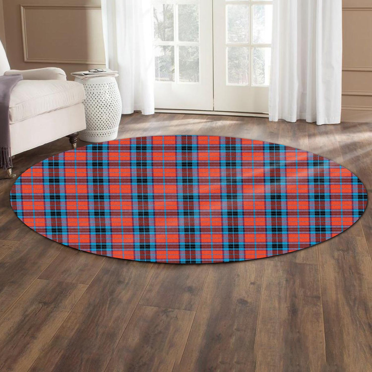 MacTavish (McTavish) Tartan Round Rug - Tartan Vibes Clothing