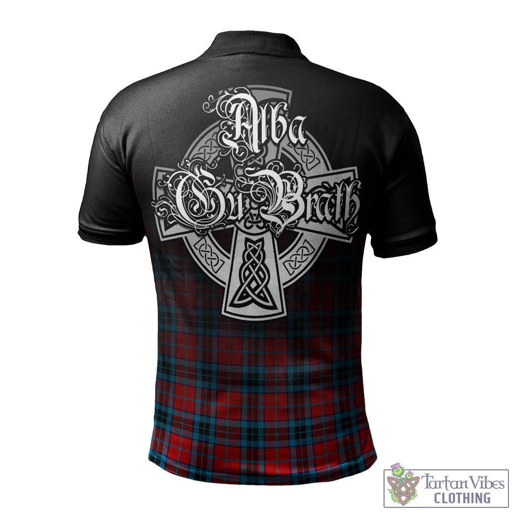 Tartan Vibes Clothing MacTavish Modern Tartan Polo Shirt Featuring Alba Gu Brath Family Crest Celtic Inspired