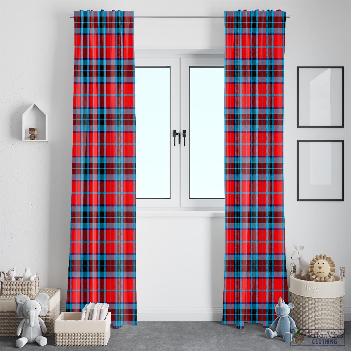 MacTavish Modern Tartan Window Curtain