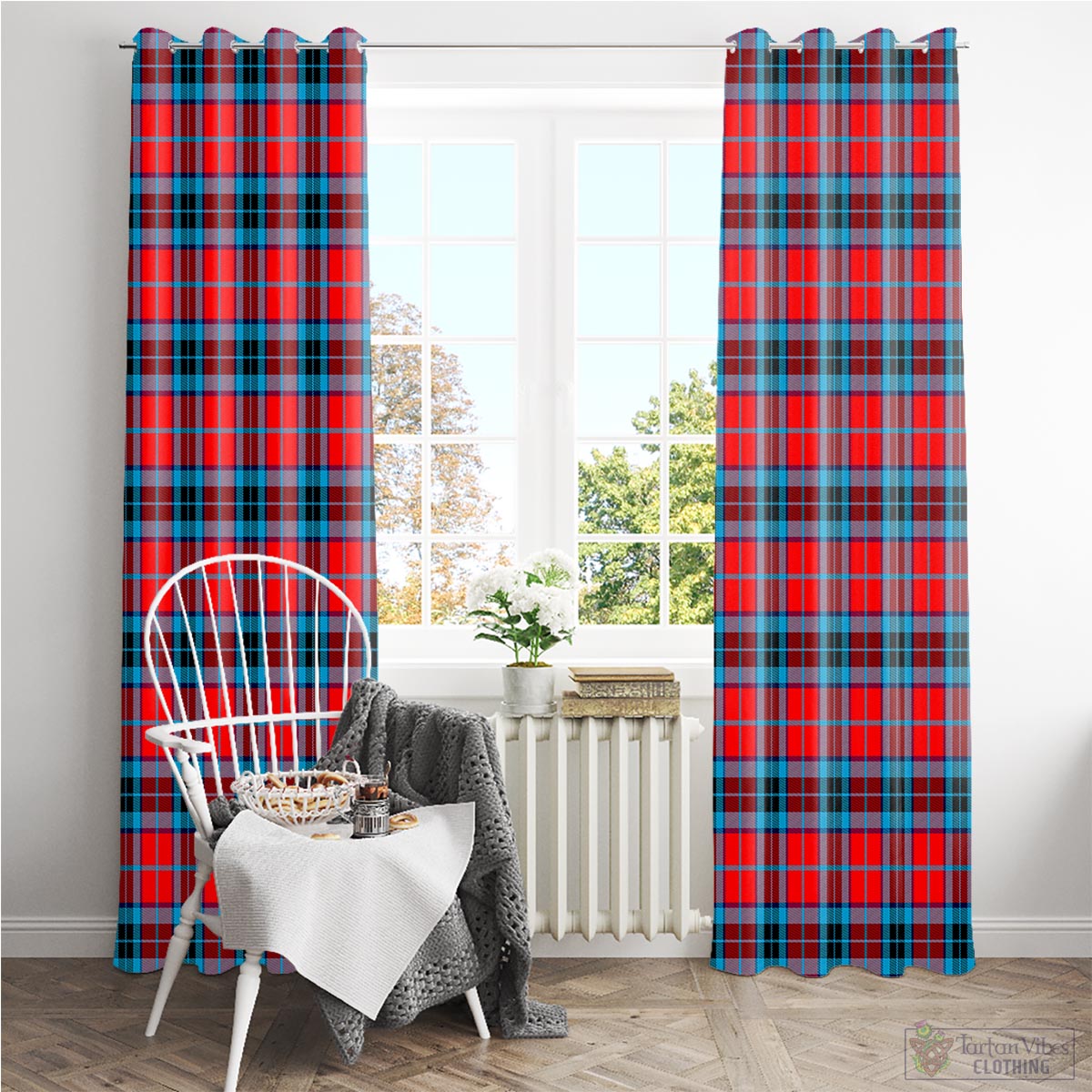 MacTavish Modern Tartan Window Curtain