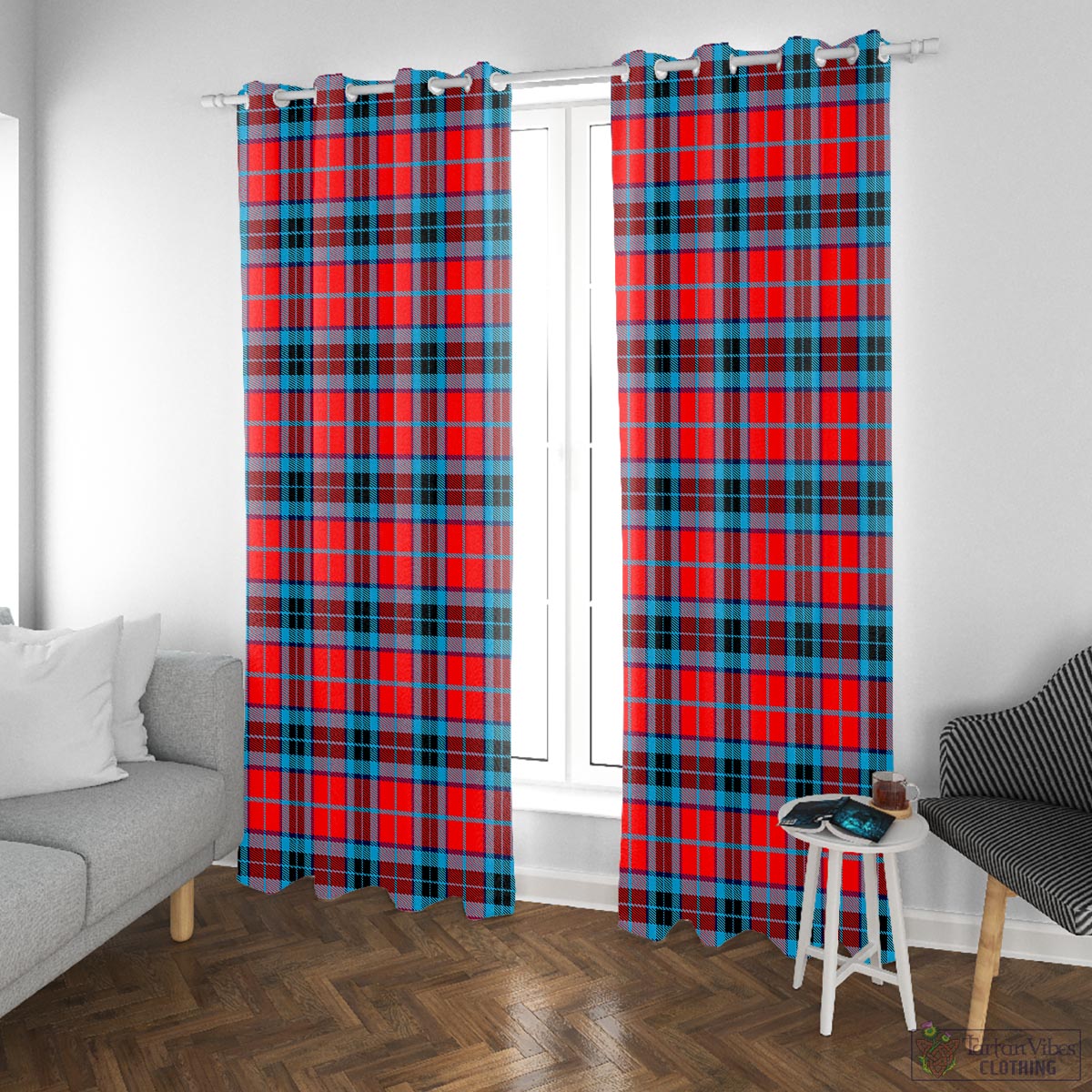 MacTavish Modern Tartan Window Curtain