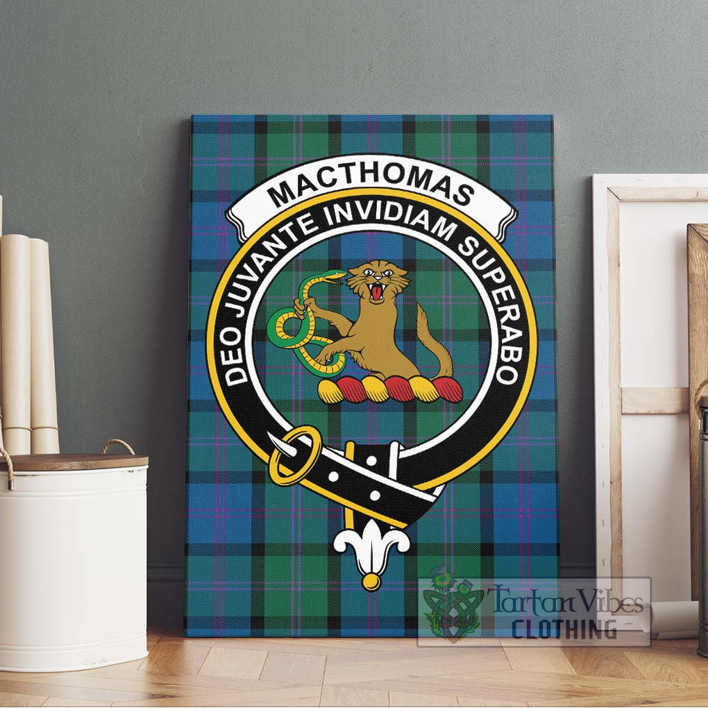 MacThomas (McThomas) Tartan Canvas Print Wall Art with Family Crest Without Frame - Tartan Vibes Clothing